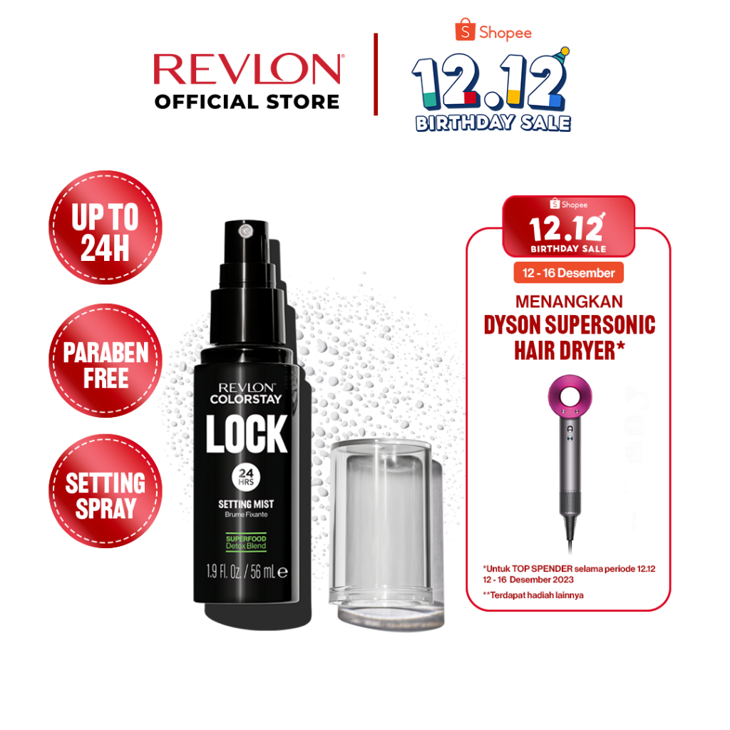 Jual Revlon ColorStay Lock Setting Mist (Setting Spray Tahan 24 Jam ...