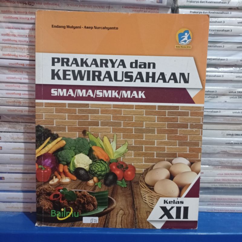 Jual Buku Bekas Kurikulum 2013 Edisi Revisi PRAKARYA DAN KEWIRAUSAHAAN ...