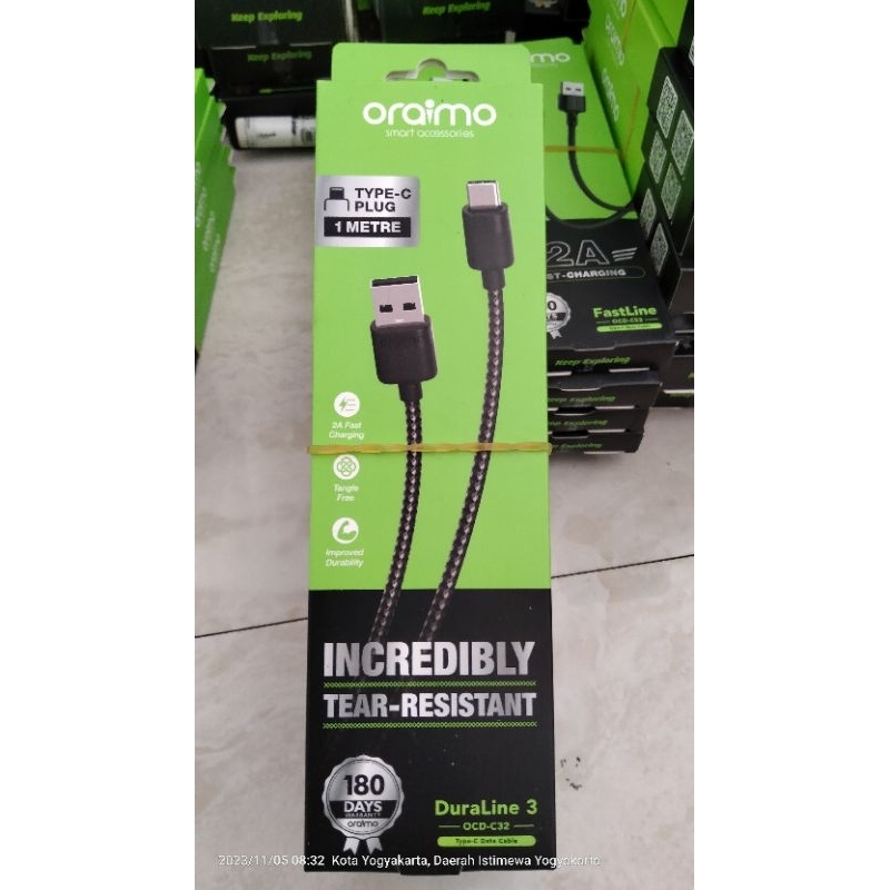 Jual Oraimo Ocd C Kabel Data Type C A Fast Charging Shopee Indonesia