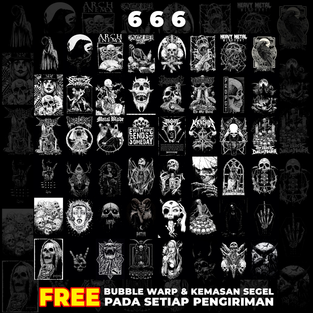 Jual Poster Dinding Aesthetic Bundle 666 Isi 48/24 Poster | Shopee ...