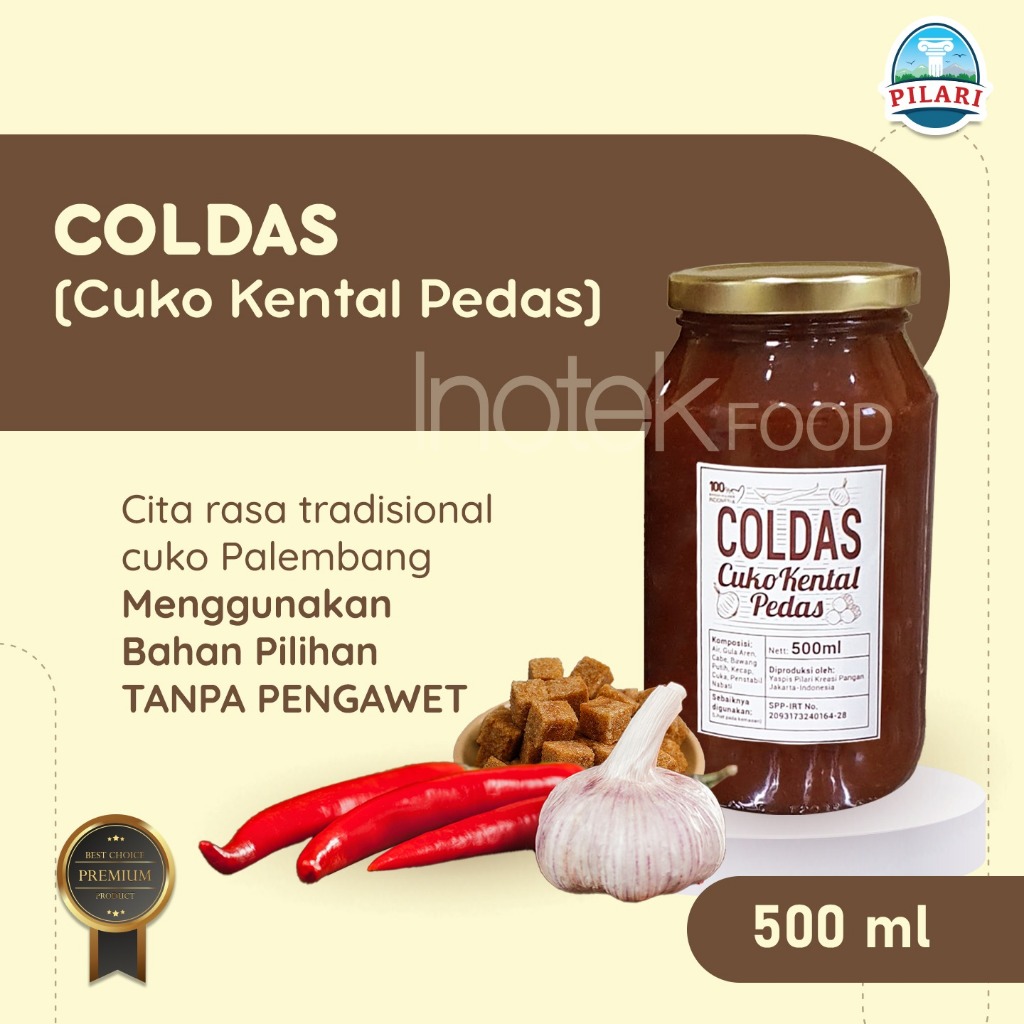 Jual PILARI CUKO KENTAL PEDAS / COLDAS / COCOLAN CUKO KENTAL PEDAS ...