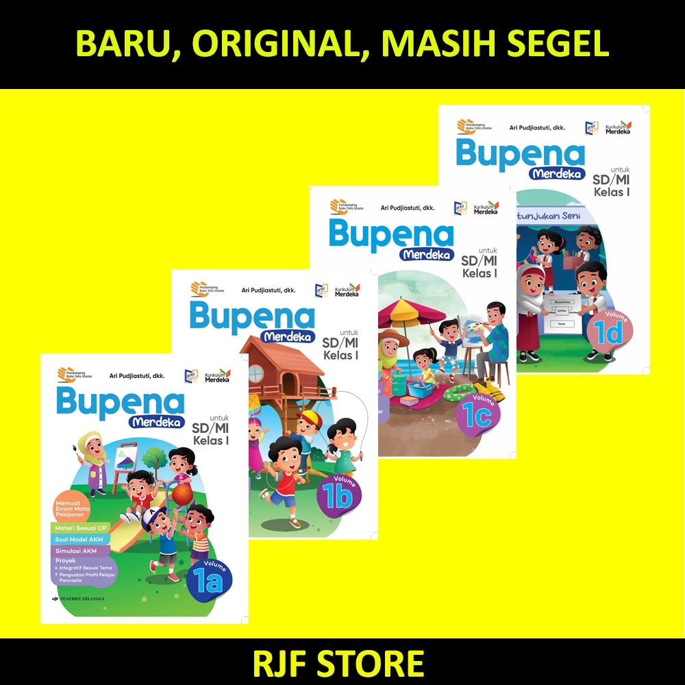 Jual BUPENA MERDEKA SD/MI JL.1A,B,C,D PLUS FILE KUNCI JAWABAN | Shopee ...