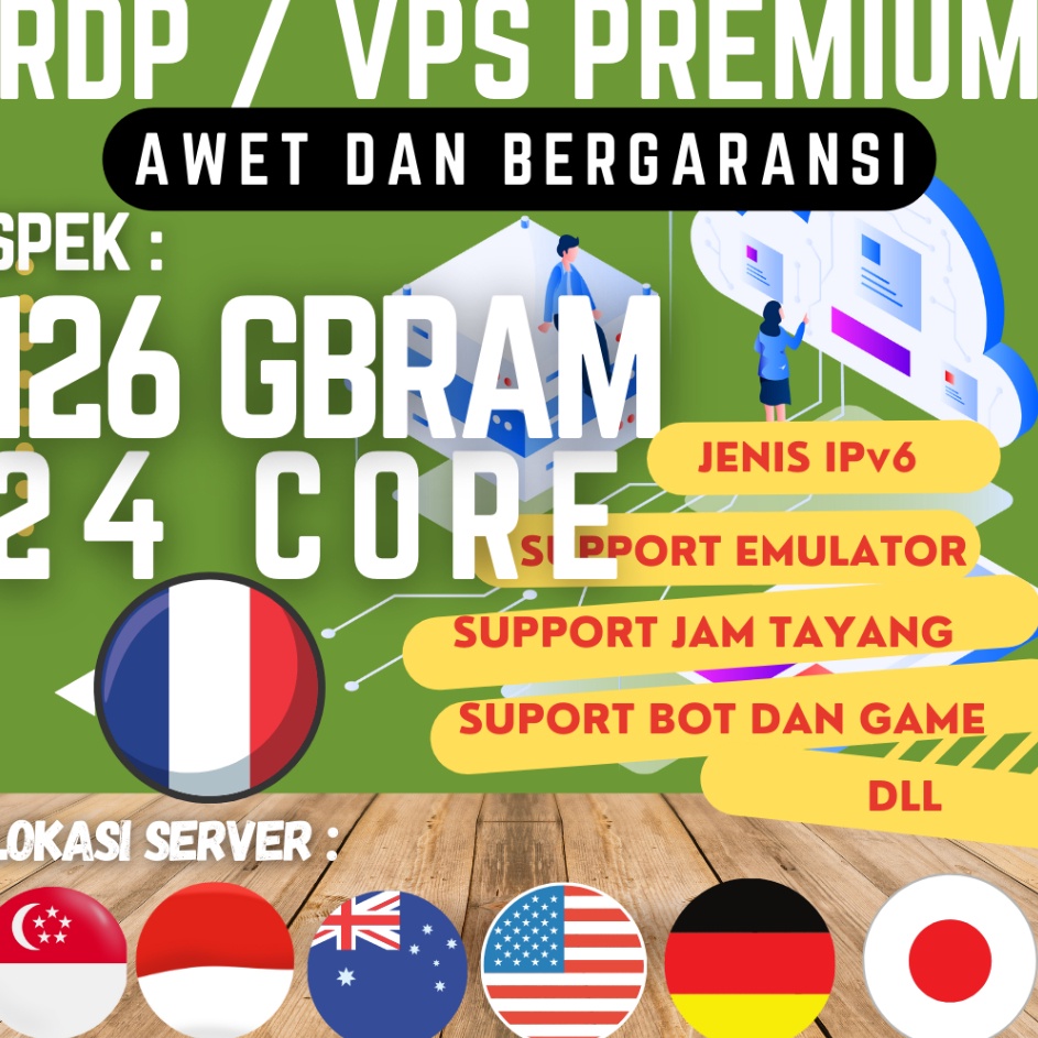 Jual New!! RDP/VPS MURAH 12 CORE 32 CORE BISA PERPANJANG FULL GARANSI ...