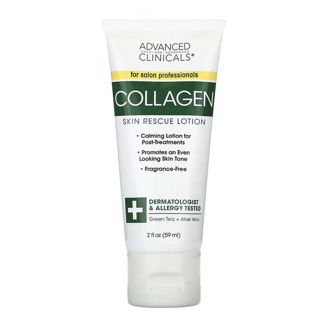 Jual ADVANCE CLINICALS Collagen Skin Rescue Lotion (59 ml) | Shopee ...