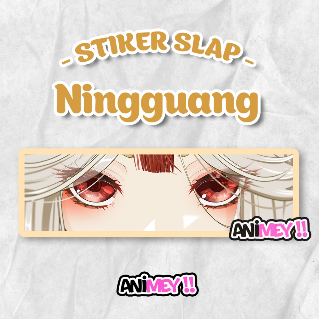 Jual Stiker Slap Ningguang Genshin Impact / Sticker Slap Anime ...