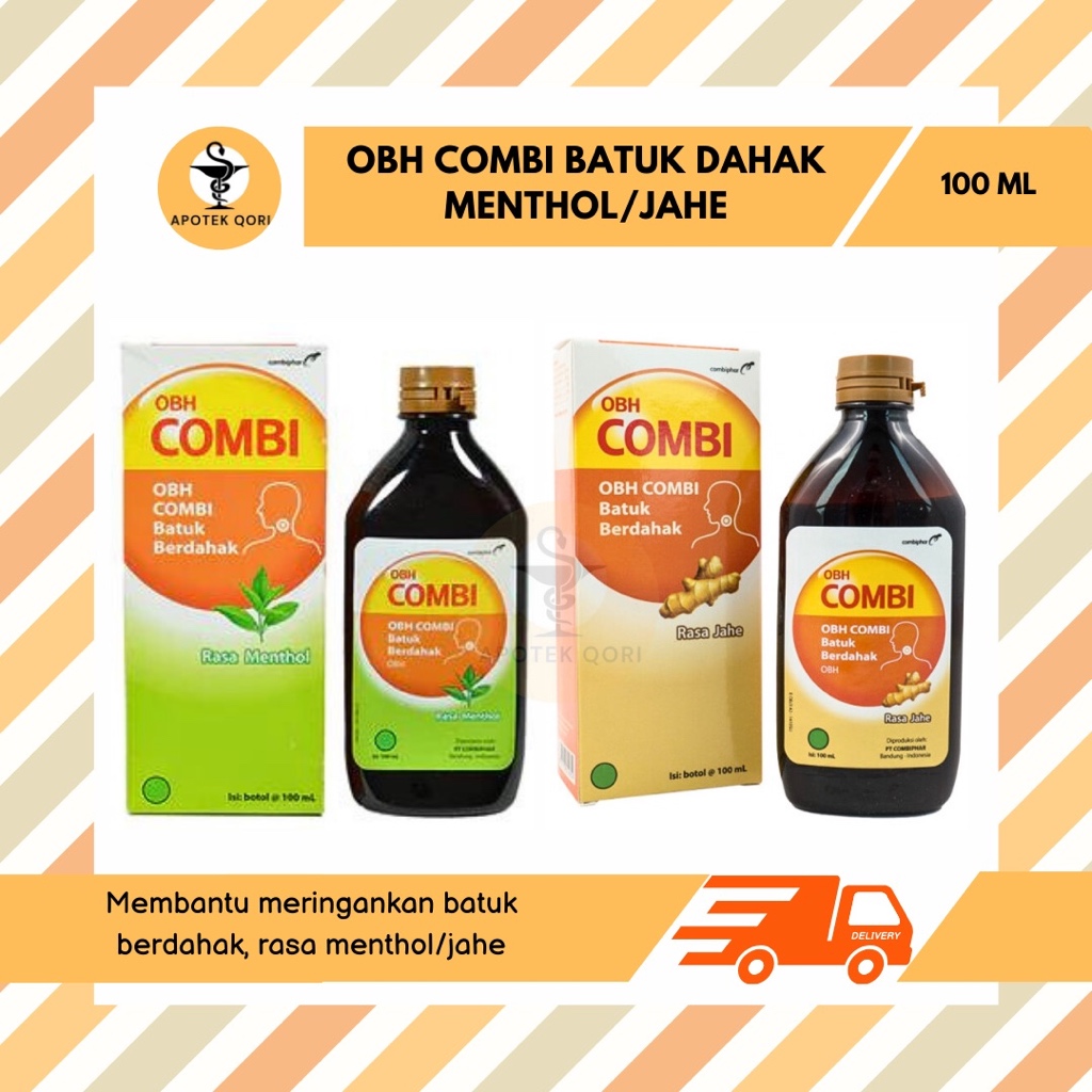 Jual Obh Combi Batuk Berdahak Ml Rasa Menthol Jahe Shopee Indonesia