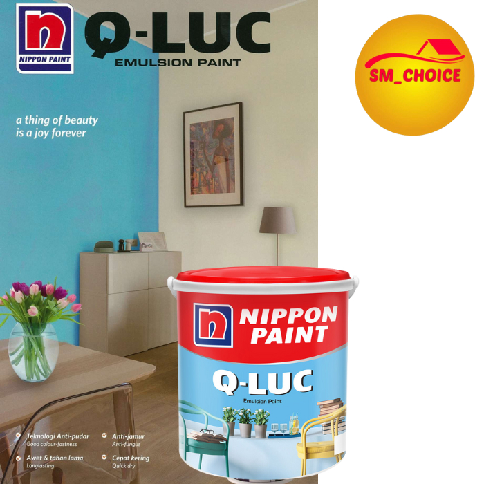 Jual QLUC CAT TEMBOK Q LUC 18KG CAT TEMBOK NIPPON PAINT Q LUC CAT