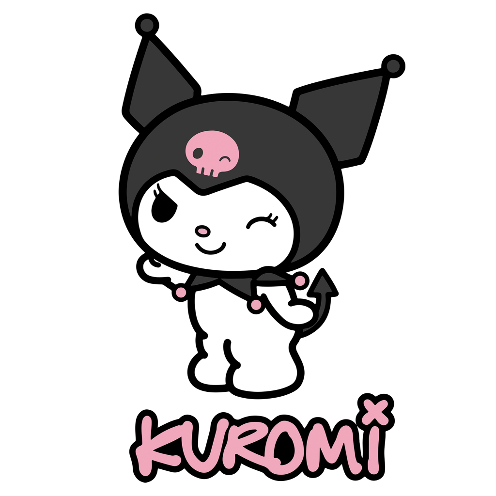 Jual Sablon DTF tema kuromi (ukuran 14-15cm) | Shopee Indonesia