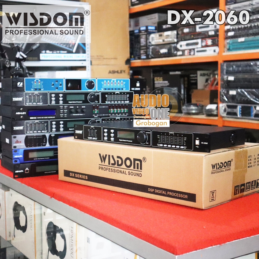 Jual DLMS Wisdom DX2060 2 In 6 Out Driverack Speaker Management ...