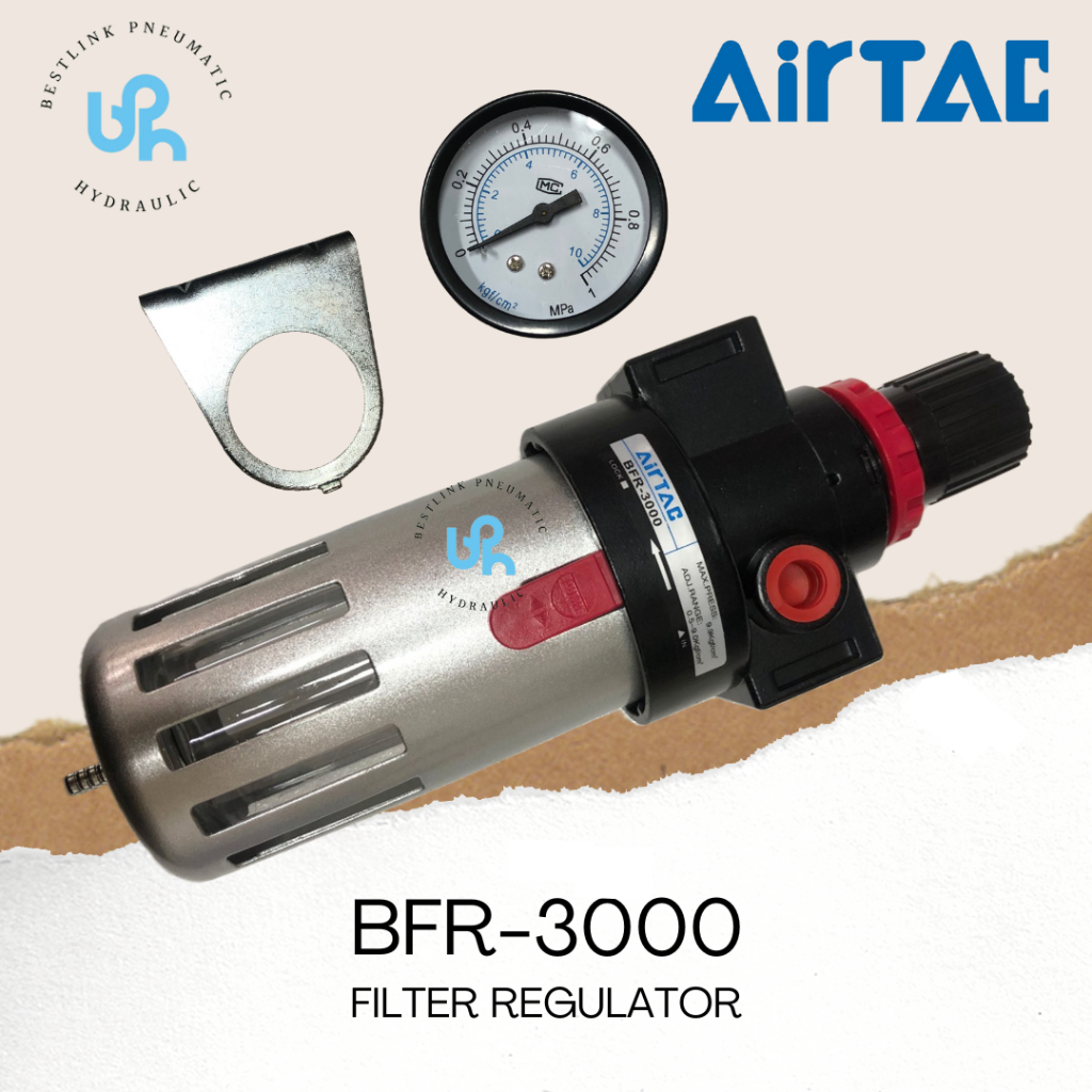 Régulateur de filtre à air comprimé SURENHAP - BFC3000 - Alliage d