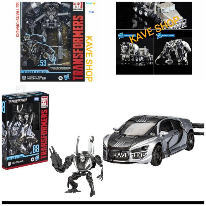Jual transformers studio series mixmaster sideways authentic