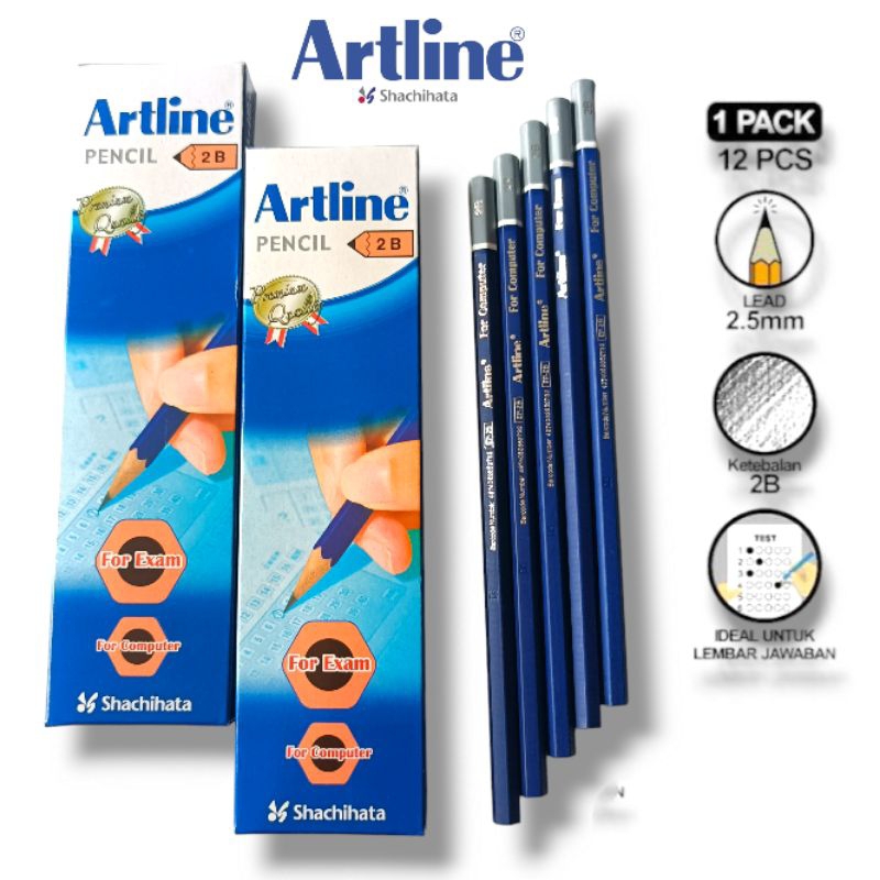 Jual PENSIL ARTLINE 2B | Shopee Indonesia