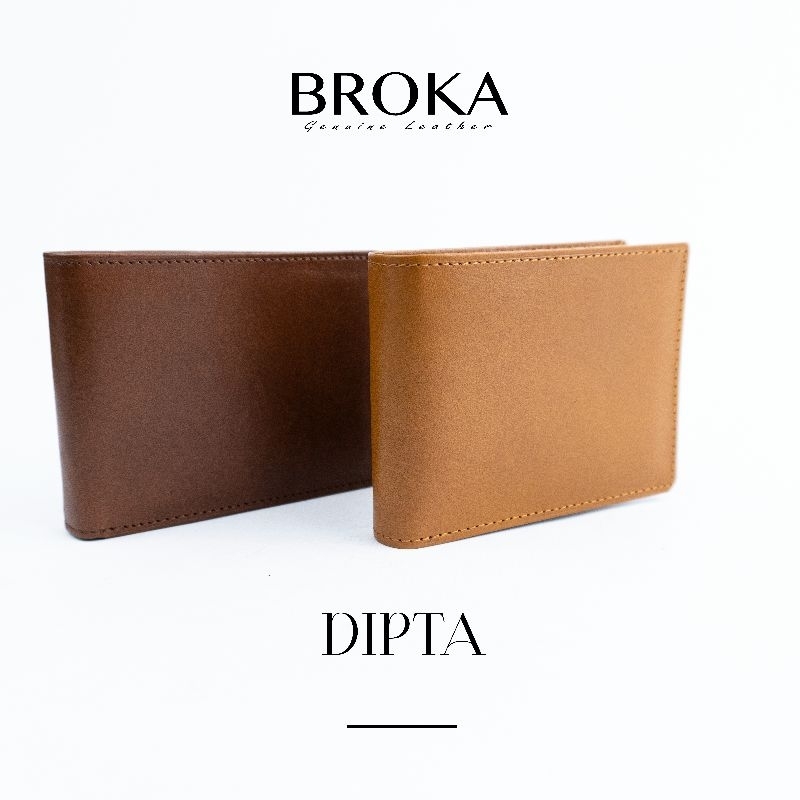Jual Broka Leather Dompet Pria Kulit Asli Premium Pullup DIPTA | Shopee ...
