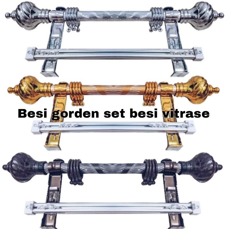 Jual BESI GORDEN SET REL VITRASE TERMURAH KOMPLIT | Shopee Indonesia