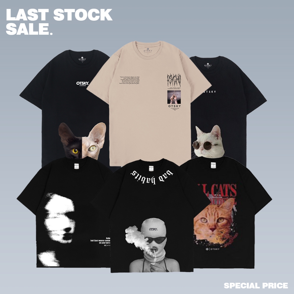 Jual Otsky Kaos Pria Last Stock T-shirt Premium Cotton Combed 24s ...