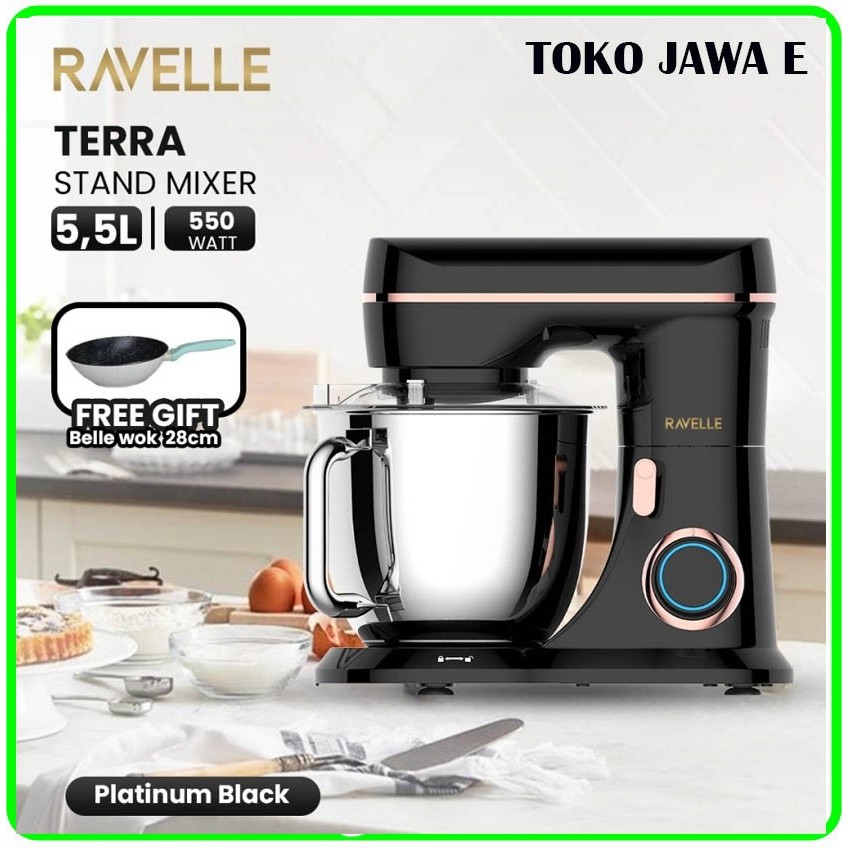 Jual STAND MIXER RAVELLE TERRA SERIES Kapasitas 5.5 Liter Shopee Indonesia