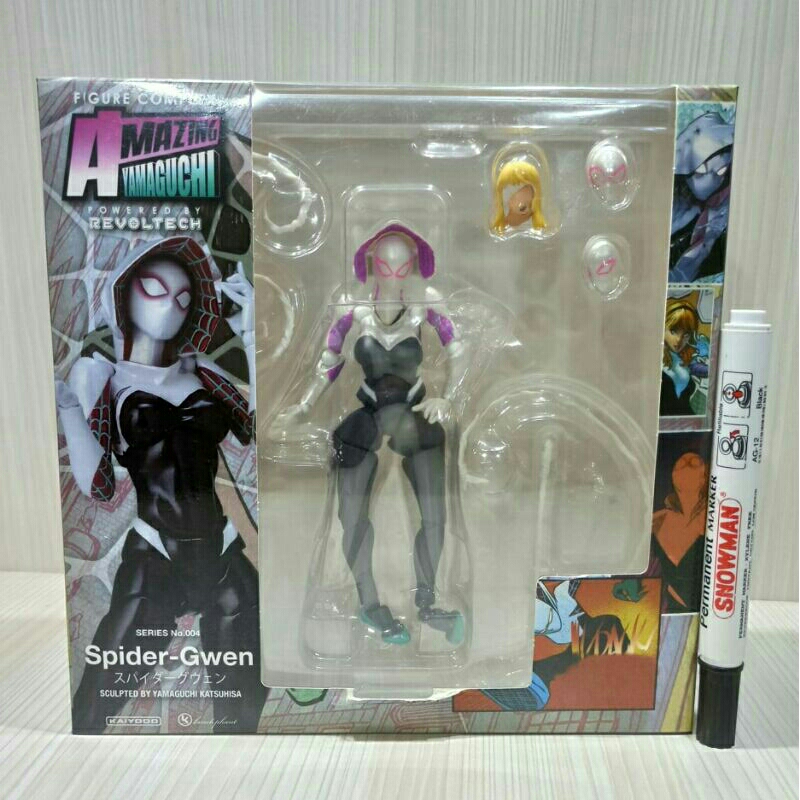 Jual mainan action figurerevoltech kaiyodo spider gwen revoltech ...