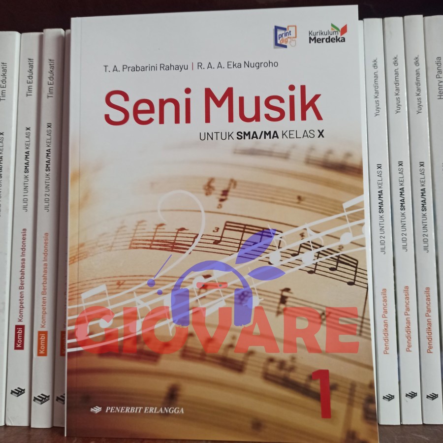 Jual BUKU SENI MUSIK KELAS 10 ERLANGGA KURIKULUM MERDEKA | SENI MUSIK ...