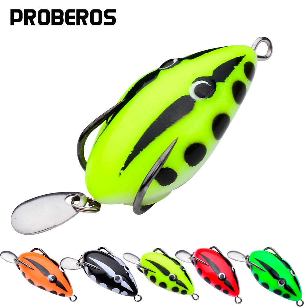 Jual Umpan Casting Gabus - Jump Frog Lure Top Water Double Strong Hook Jump  Import