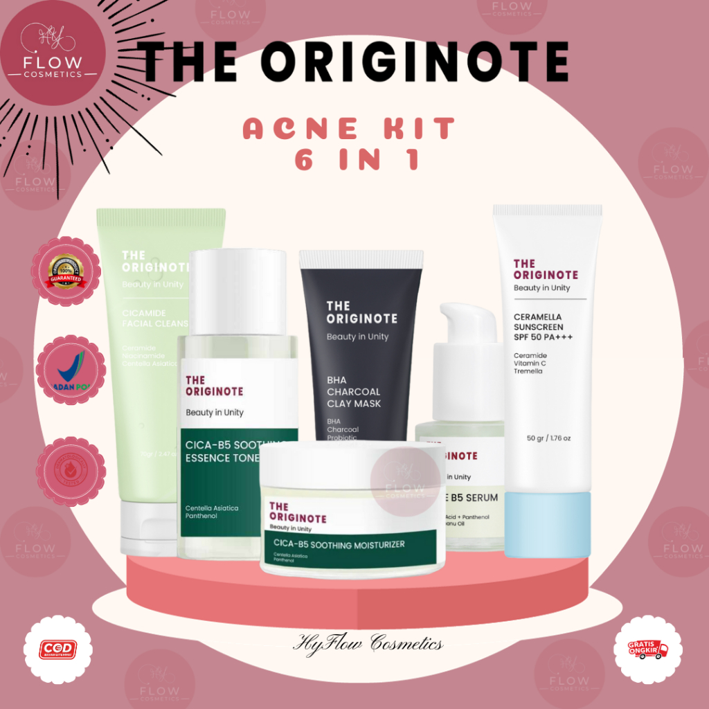 Jual SPECIAL BUNDLE THE ORIGINOTE Acne Kit [ 3 in 1 ] [ 4 in 1 ] [ 5 in