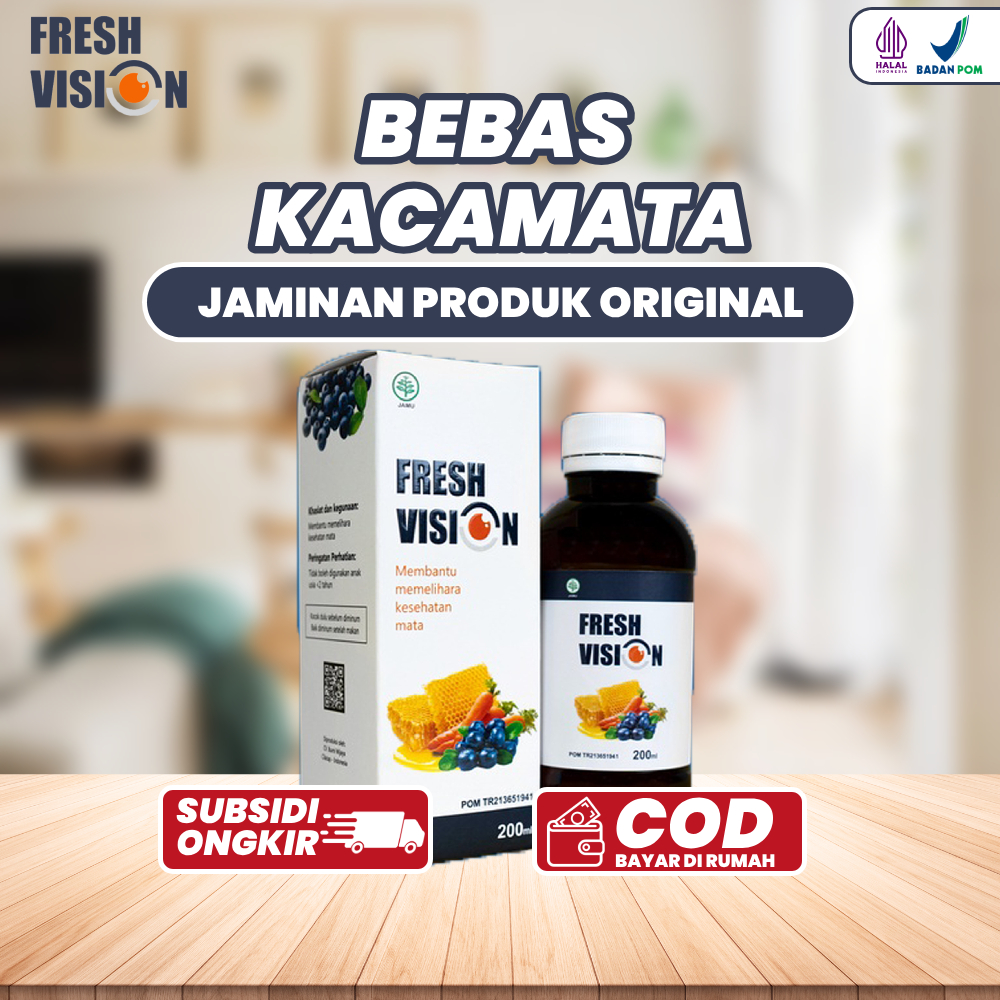 Jual PROMO FRESH VISION ORIGINAL VITAMIN MATA ATASI MATA MINUS RABUN ...