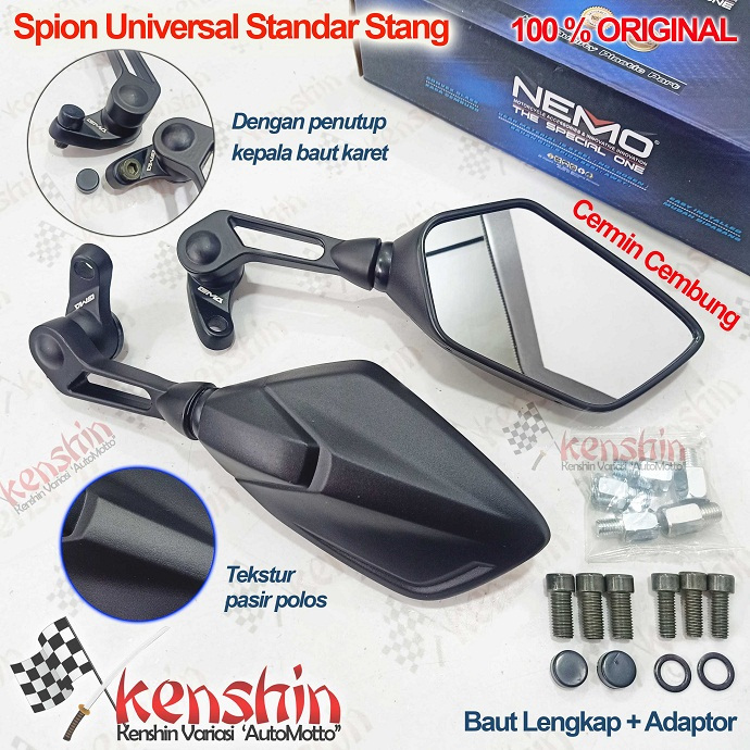 Jual Kaca Cermin Spion Motor Universal Stang Nemo Yamaha Xmax Nmax ...
