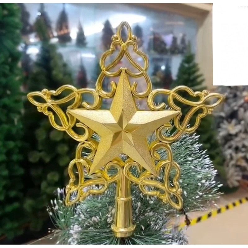 Jual Hiasan Pucuk Bintang Pohon Natal Christmas Tree Star Top Murah Premium Shopee Indonesia 9995