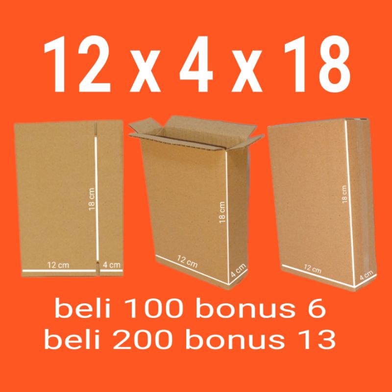 Jual Kardus Box 12x4x18 | Shopee Indonesia