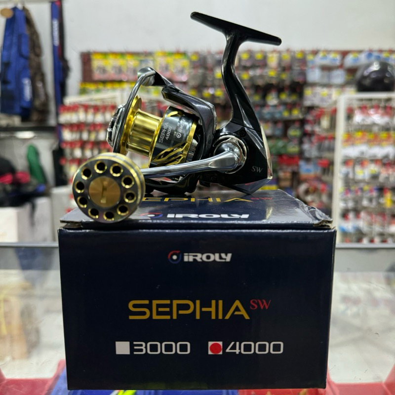 Jual Reel Spinning Iroly Sephia SW | Carbon | Shopee Indonesia