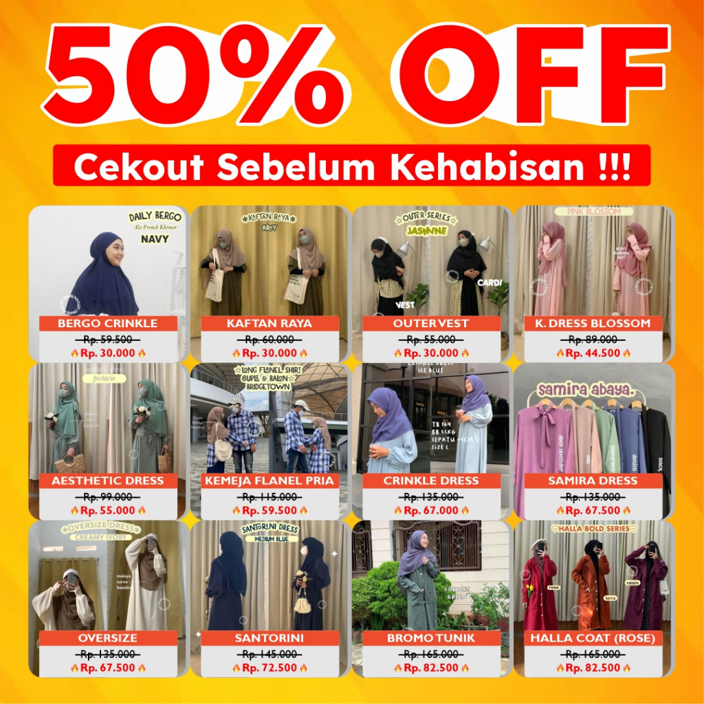 Jual PRODUK DISKON 50% | Shopee Indonesia