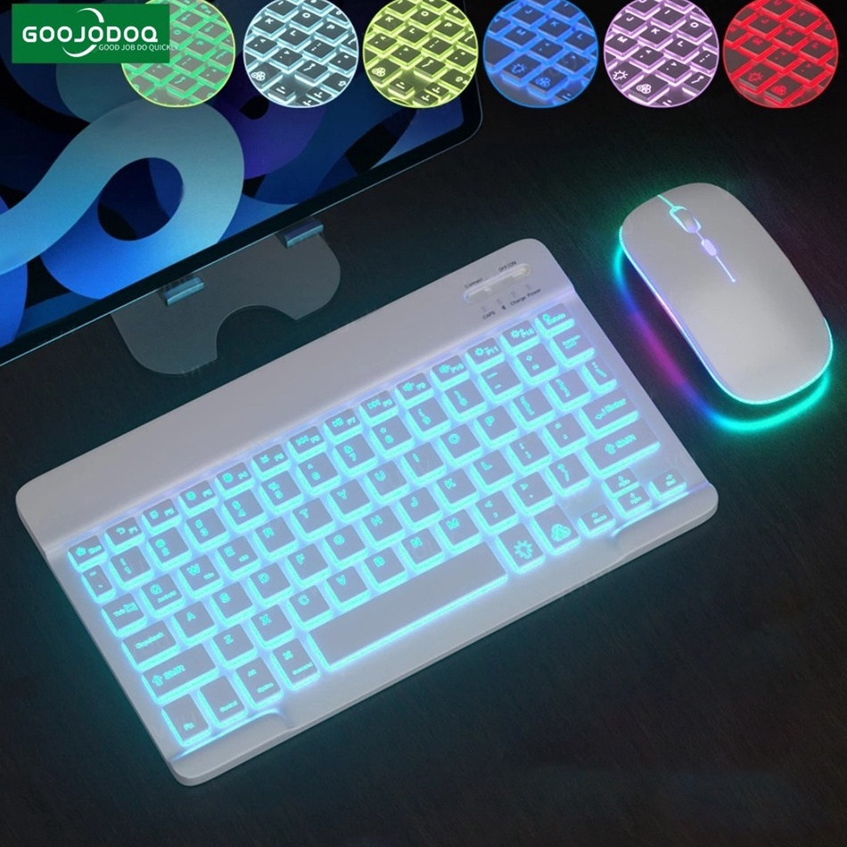 Jual Bagus Banget.. GOOJODOQ 10 Inch Backlit Backlight Wireless