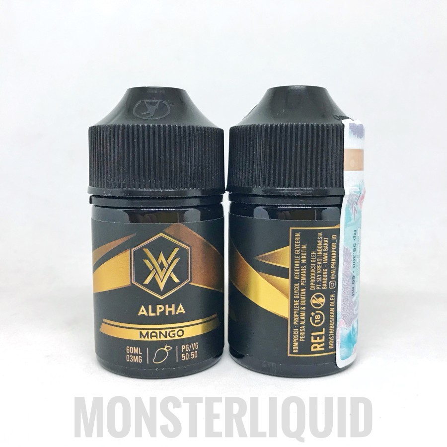 Jual ALPHA MANGO ICE BY ALPHA VAPOR 3MG 60ML | Shopee Indonesia