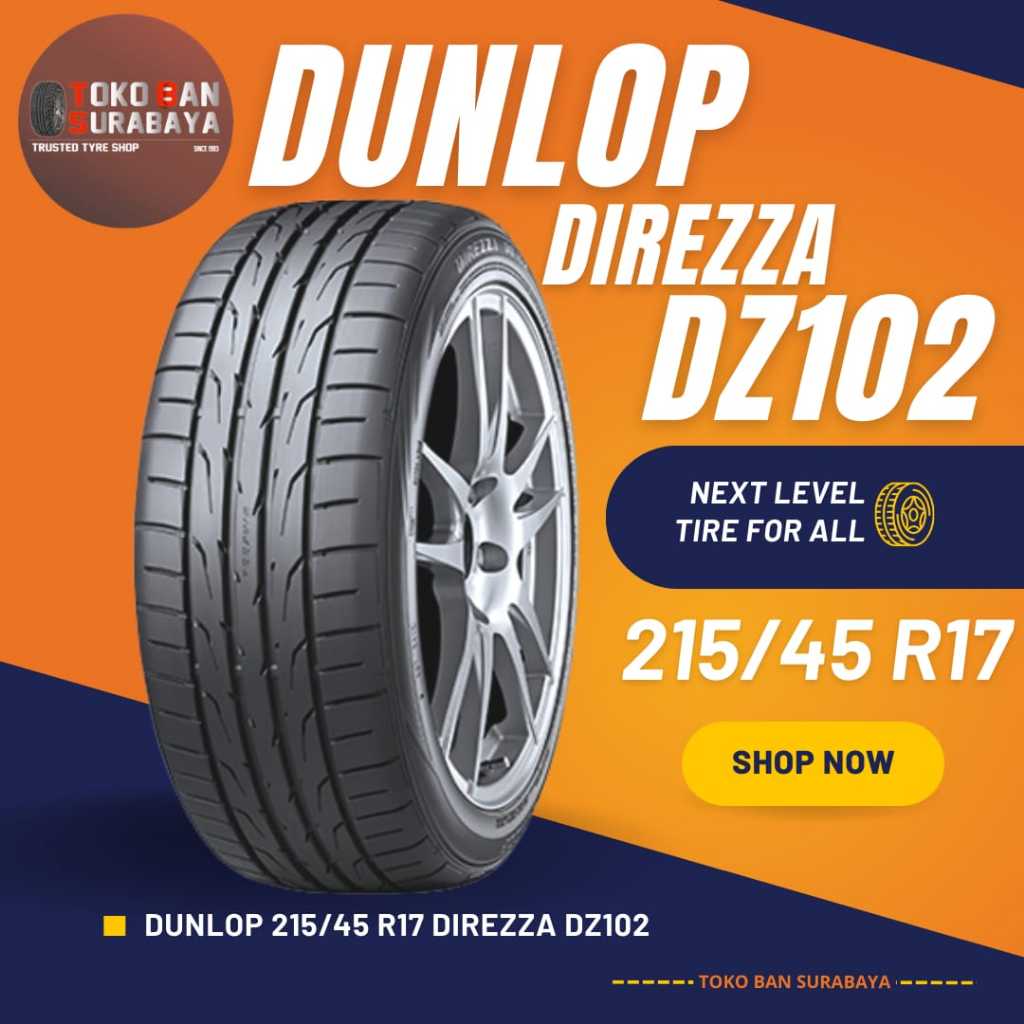 ダンロップ DIREZZA ZⅢ CUP 4本セット 215/45R17 M-1614 215/45R17