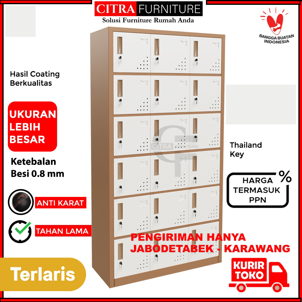 Jual Loker Besi Pintu Kunci | Locker Karyawan | Arsip File Filling ...