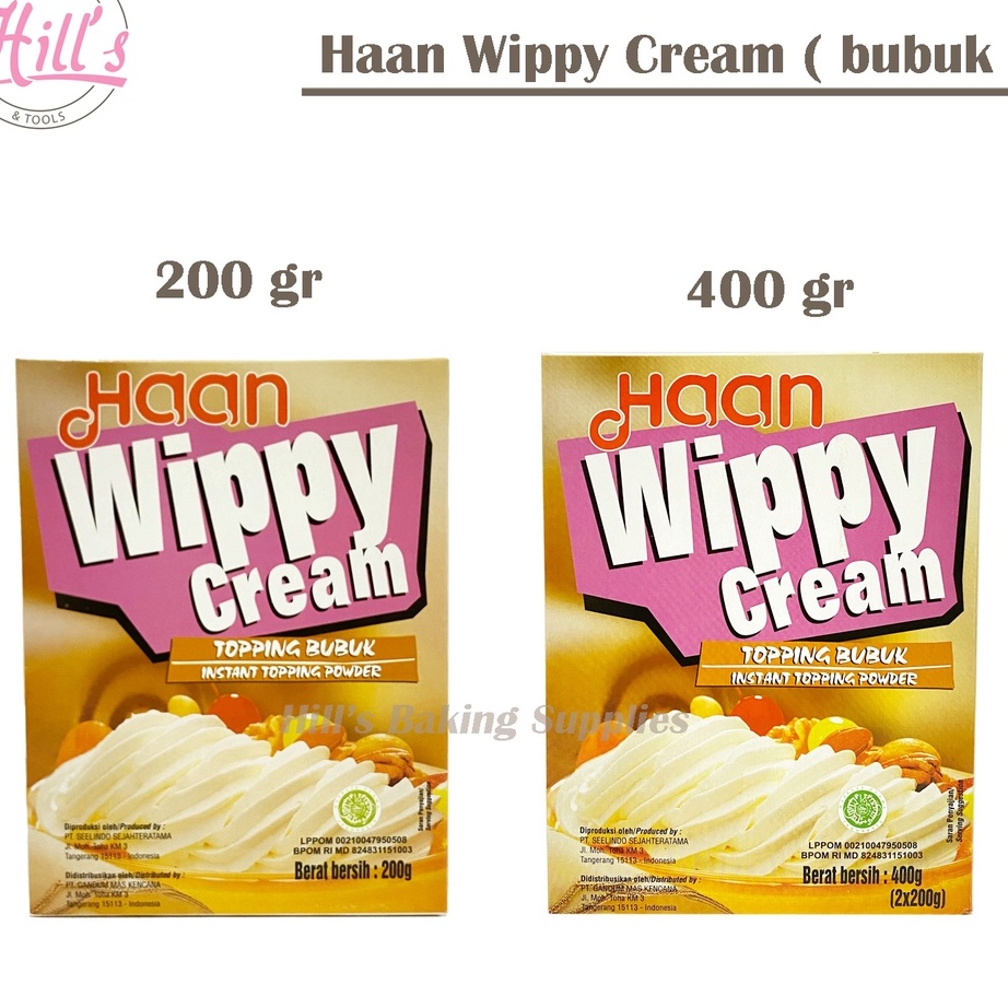 Jual Kirim Langsung PROMO MURAH !!! HAAN WIPPY CREAM 200GR DAN 400GR ...