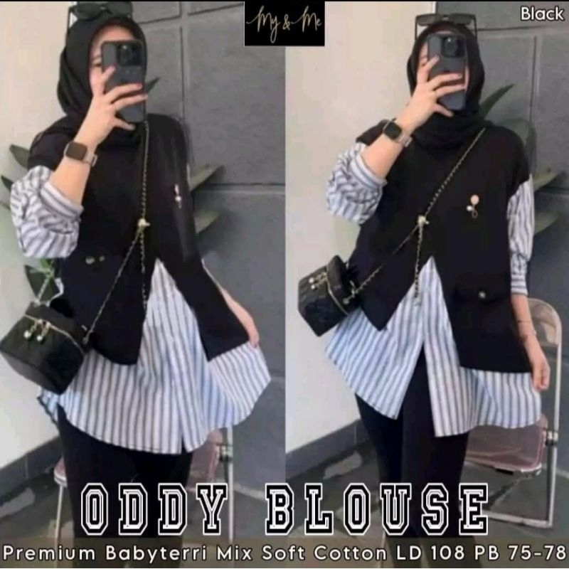 Jual ODDY BLOUSE / BLOUSE WANITA / ATASAN KANTOR / KEMEJA KANTOR / BAJU