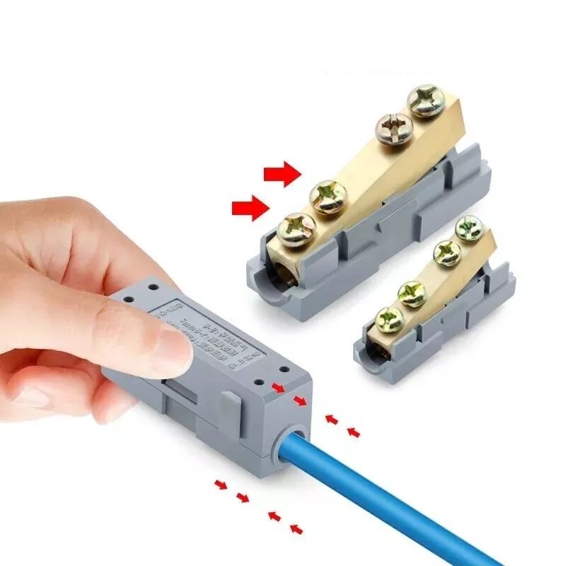Jual Konektor Kabel 35mm Terminal Block Paralel Seri Sambungan Kabel ...