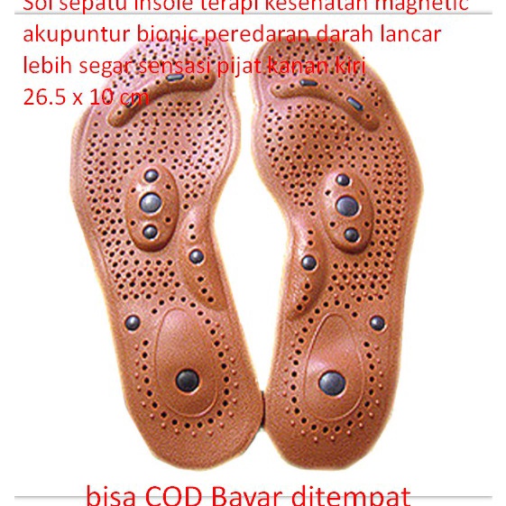 Jual TIPE JPJ275 Sol sepatu insole terapi kesehatan magnetic akupuntur ...