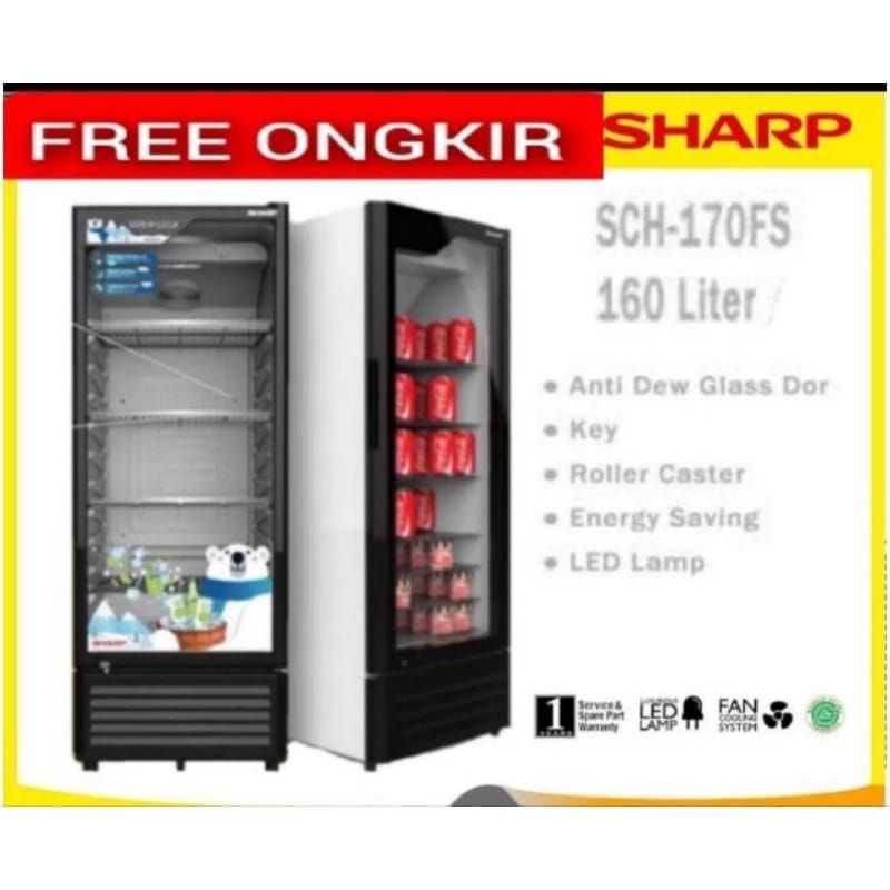 Jual SHOWCASE SHARP SCH 170FS 3 RAK/ PROMO MURAH | Shopee Indonesia