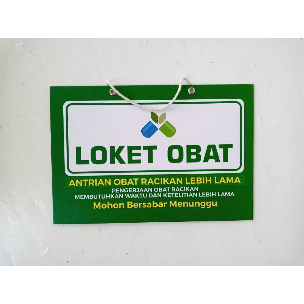 Jual Hard Poster Loket Obat, Nama ruang minimalis, Poster farmasi ...