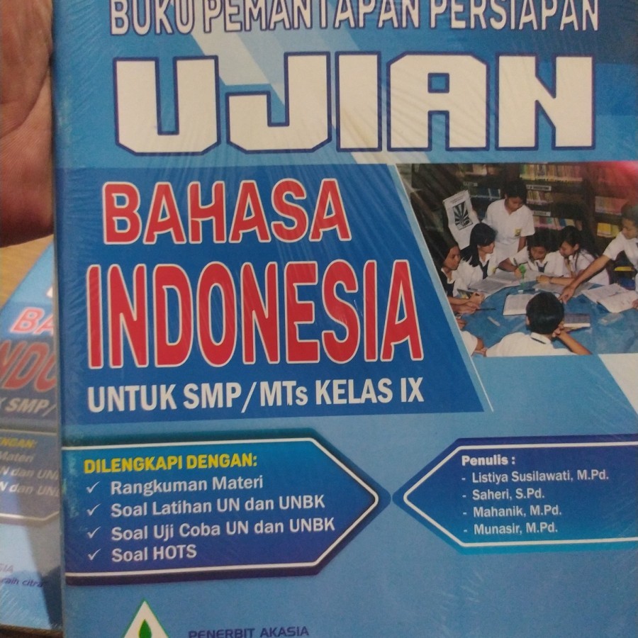 Jual Buku Soal Latihan Ujian BAHASA INDONESIA SMP / MTS KELAS 9 IX ...