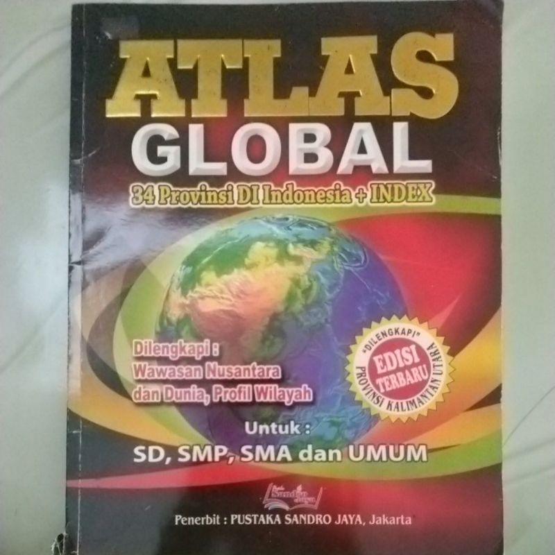 Jual Buku Atlas Global 34 Provinsi Di Indonesiaindex Shopee Indonesia 5729