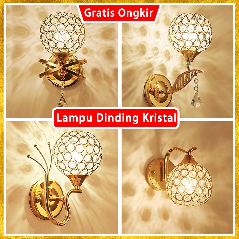 Jual Lampu Dinding Minimalis Kristal Gaya Modern Lampu Dinding Untuk