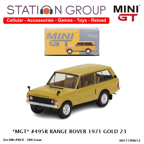 Jual MINI GT #495R RANGE ROVER 1971 GOLD 23 - DIECAST | Shopee Indonesia