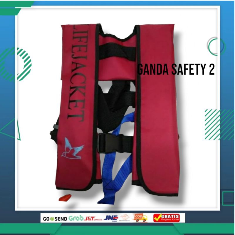 Jual Life Jacket CO2 Otomatis Pelampung Safety Life Jacket Co2 Shopee
