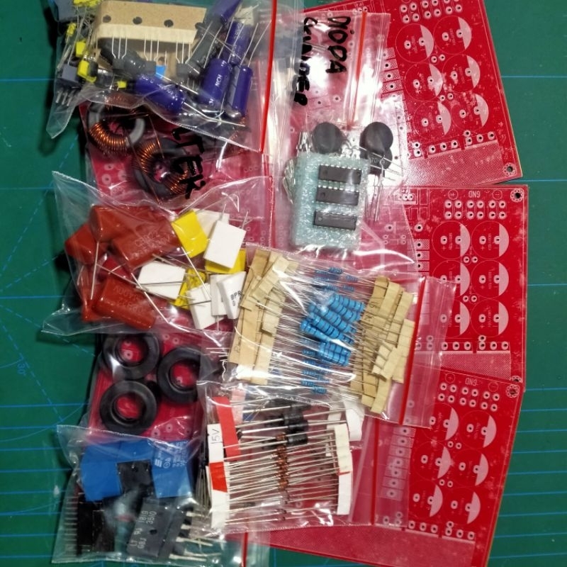 Jual DIY PCB + komponen tinggal solder dan rakit Power Supply Psu Smps