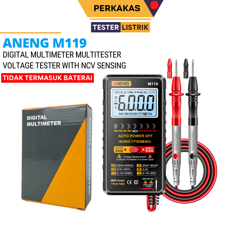 Jual ANENG M119 Digital Multimeter Multitester Voltage Tester Dengan ...