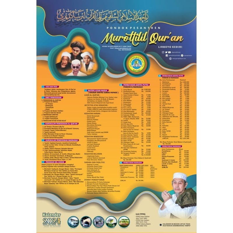 Jual Kalender Ppmq Lirboyo 2024 | Shopee Indonesia