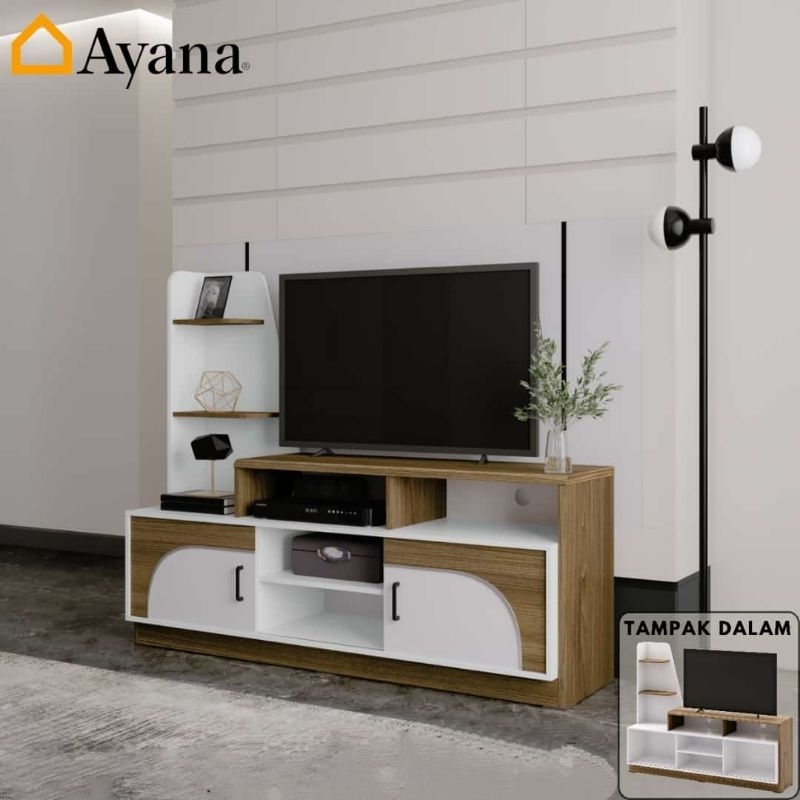 Jual Meja Tv / Rak TV / Buffet TV Kayu Minimalis Simpel Estetik Vania ...