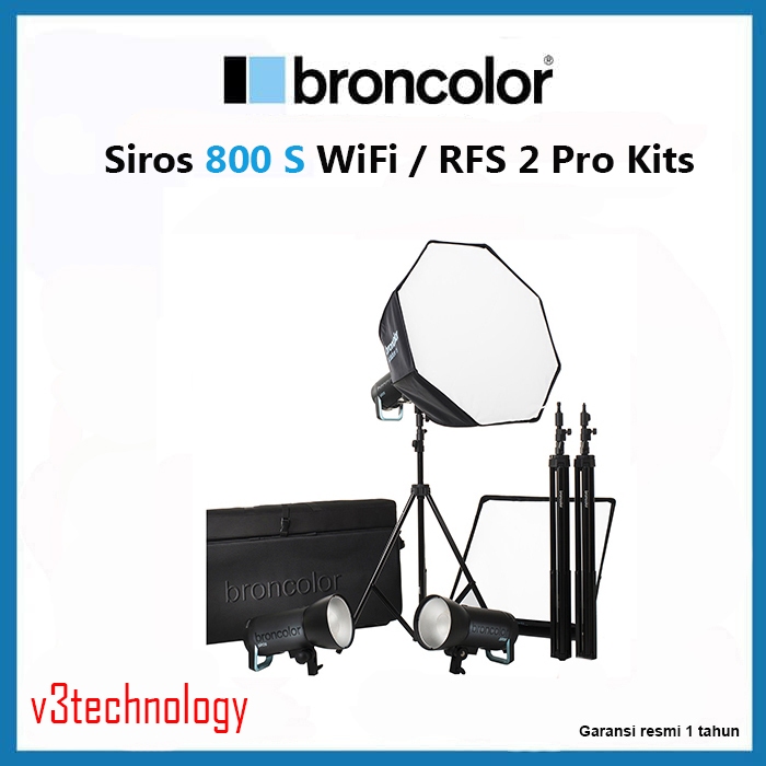 Jual Broncolor Siros 800 S WiFi / RFS 2 Pro Kits - Siros 800S Studio ...